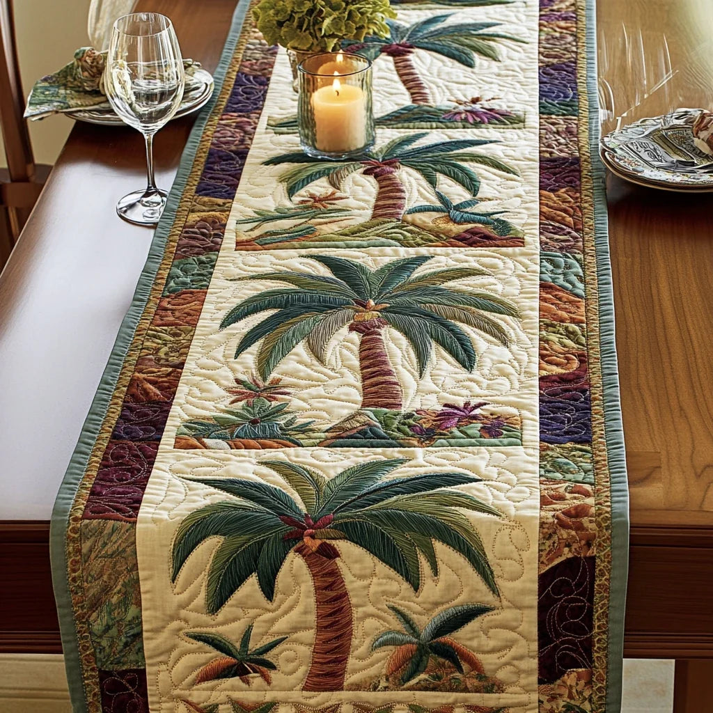 Tropic Joy Quilted Table Runner
