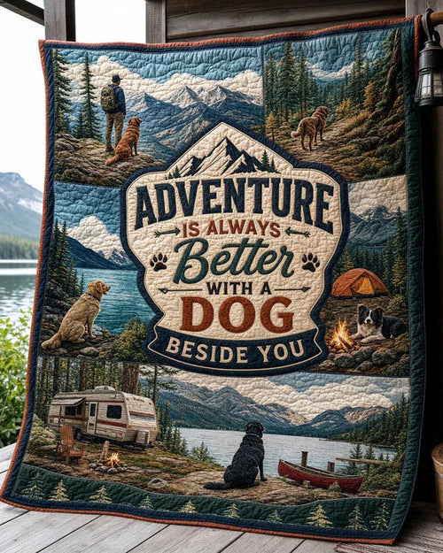 True Companion Quilt Blanket - Quilted Blanket by Wild and Way