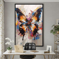 Psychedelic Lepidoptera Canvas Wall Art