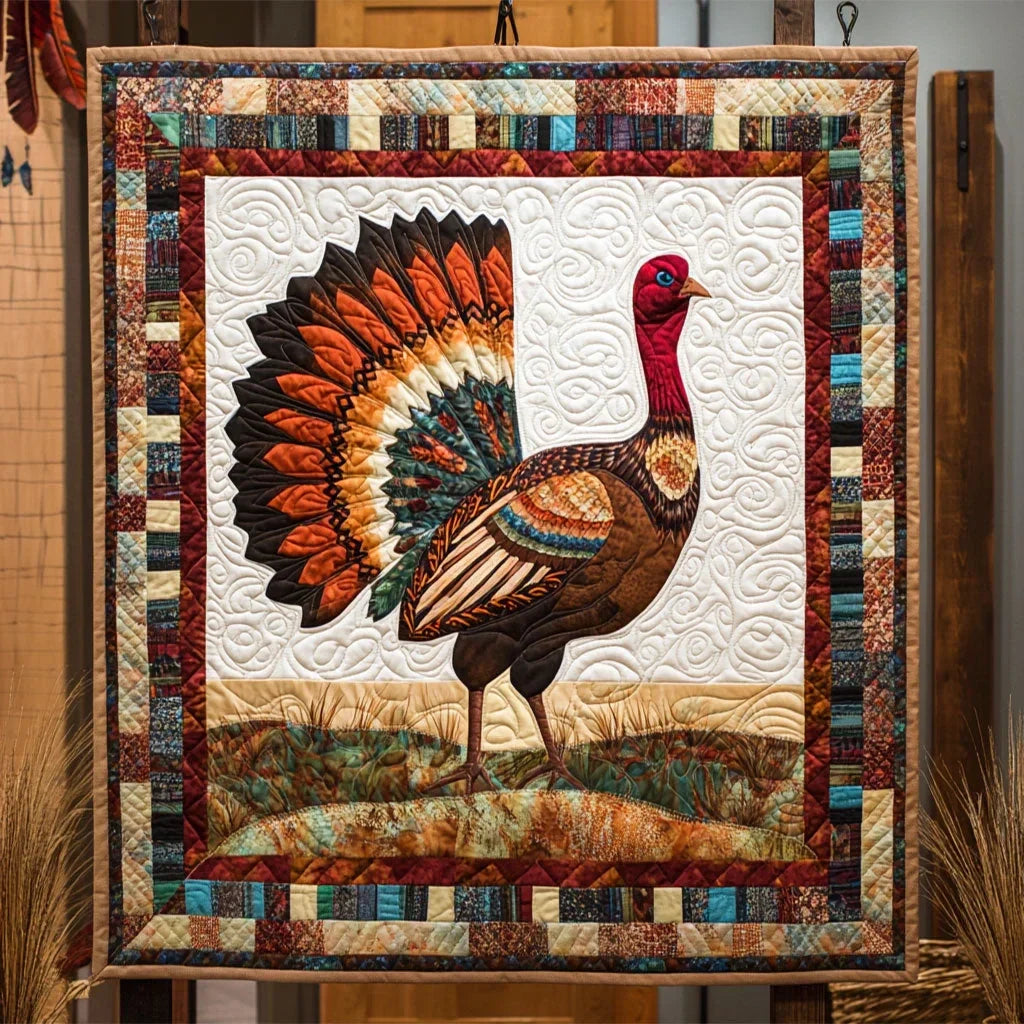Turkey Track Quilt Blanket