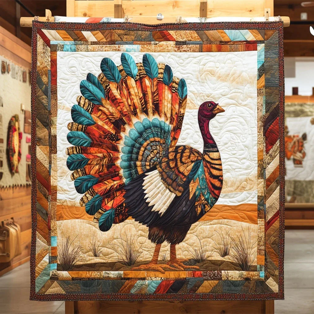Turkey Track Quilt Blanket