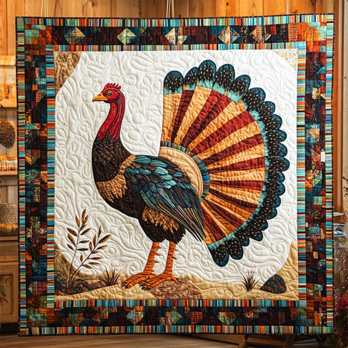 Turkey Trot Quilt Blanket