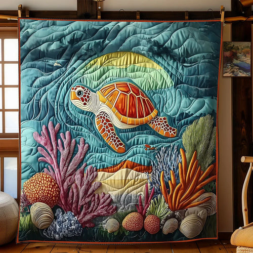 Turtle Quilt Blanket