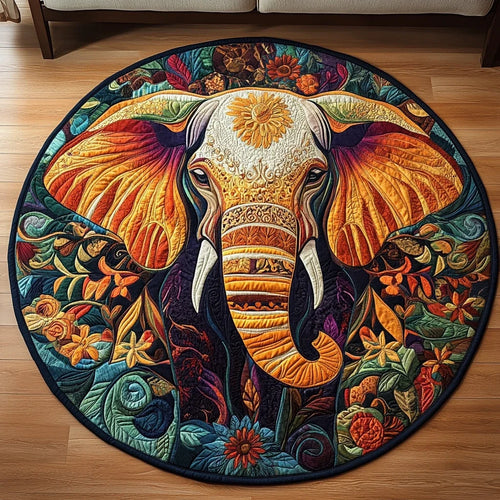 Tusker Terrain Quilted Round Mat