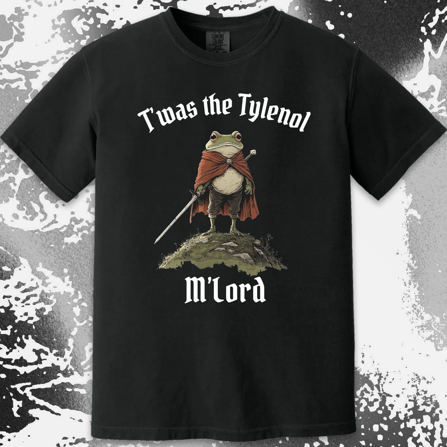 Twas the Tylenol M'Lord Frog Knight Shirt (view 12)