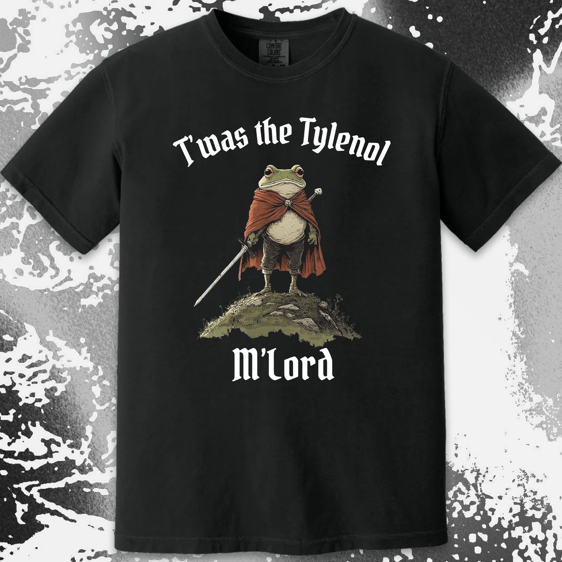 Twas the Tylenol M'Lord Frog Knight Shirt (view 12)