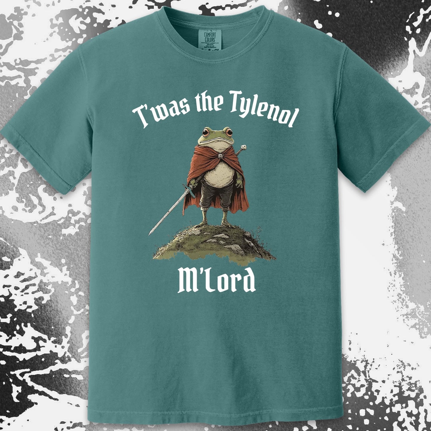 Twas the Tylenol M'Lord Frog Knight Shirt (view 14)