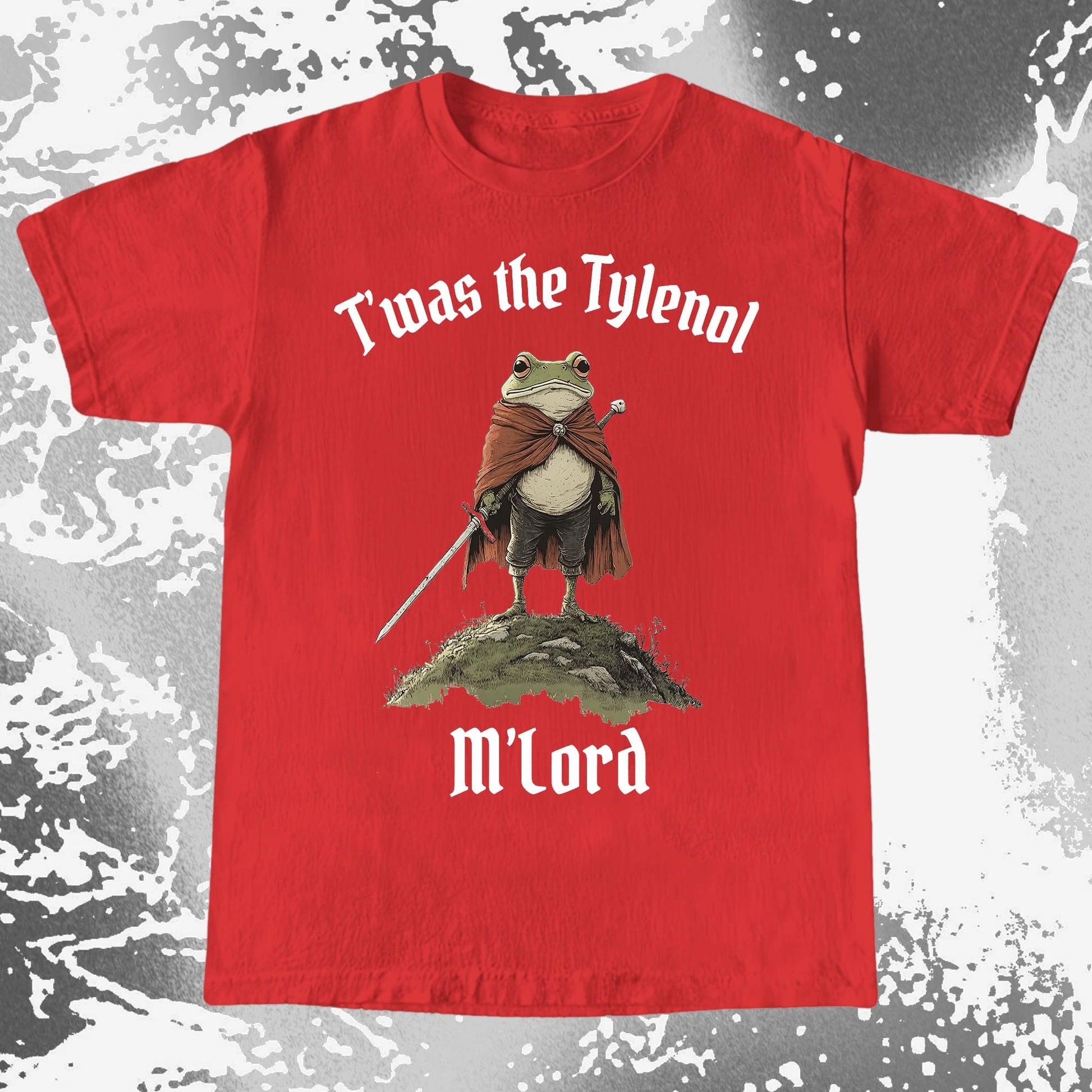 Twas the Tylenol M'Lord Frog Knight Shirt (view 9)