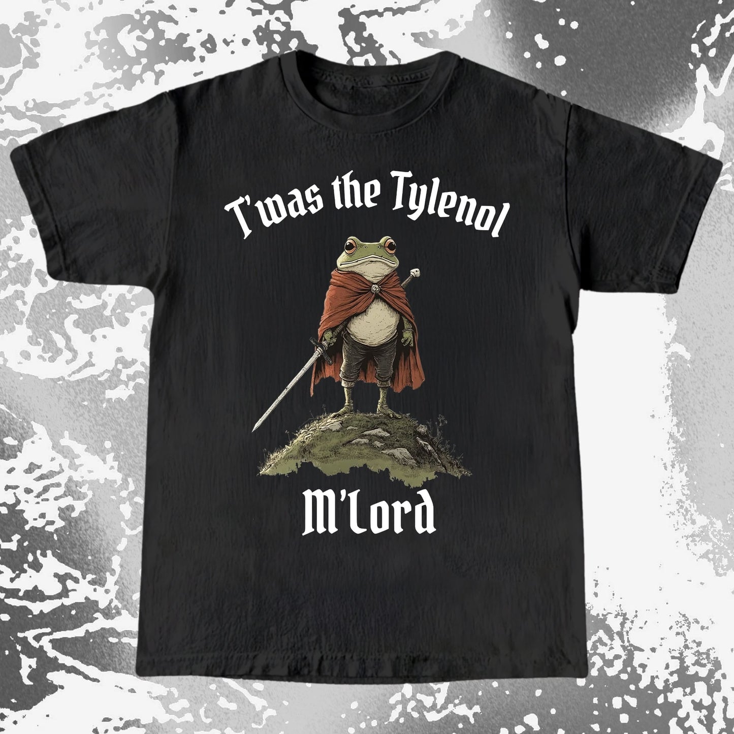 Twas the Tylenol M'Lord Frog Knight Shirt (view 4)