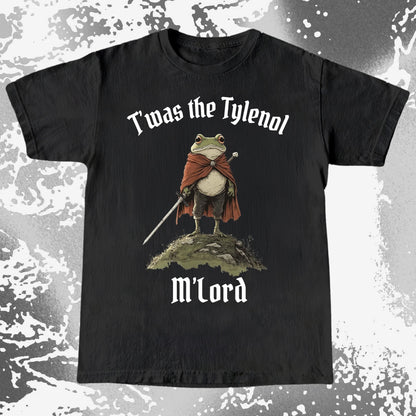 Twas the Tylenol M'Lord Frog Knight Shirt (view 4)