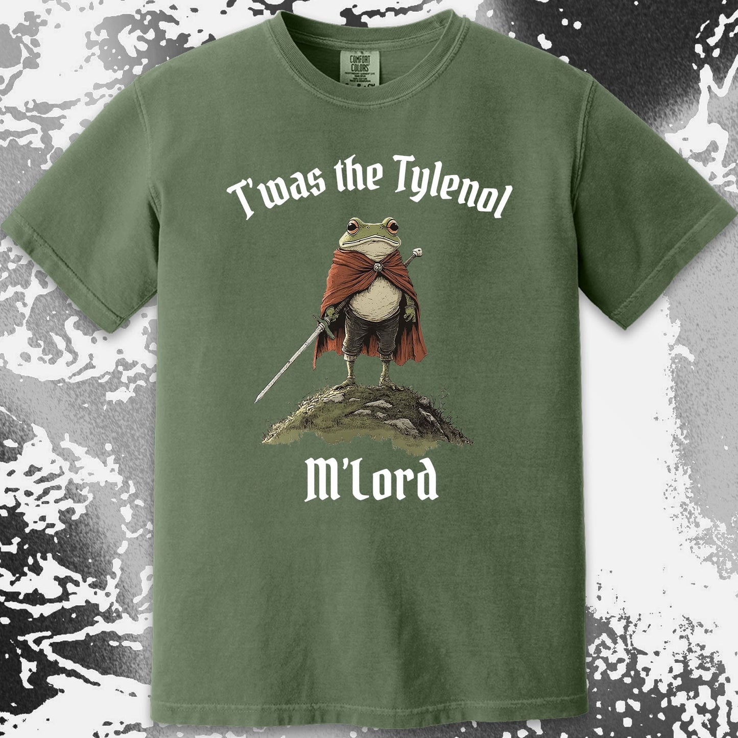 Twas the Tylenol M'Lord Frog Knight Shirt (view 15)