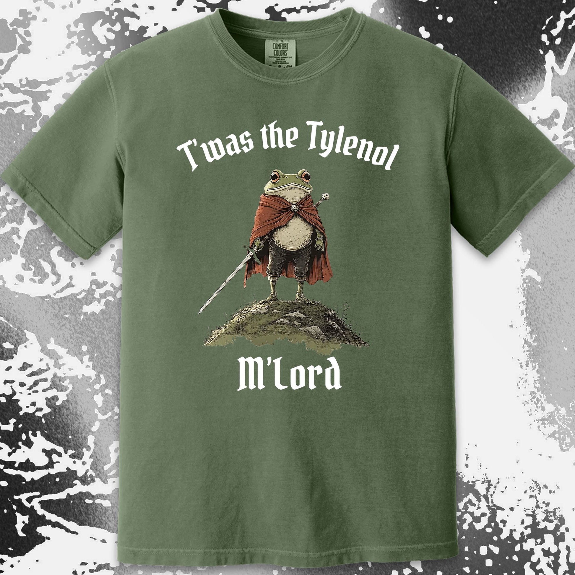 Twas the Tylenol M'Lord Frog Knight Shirt (view 15)