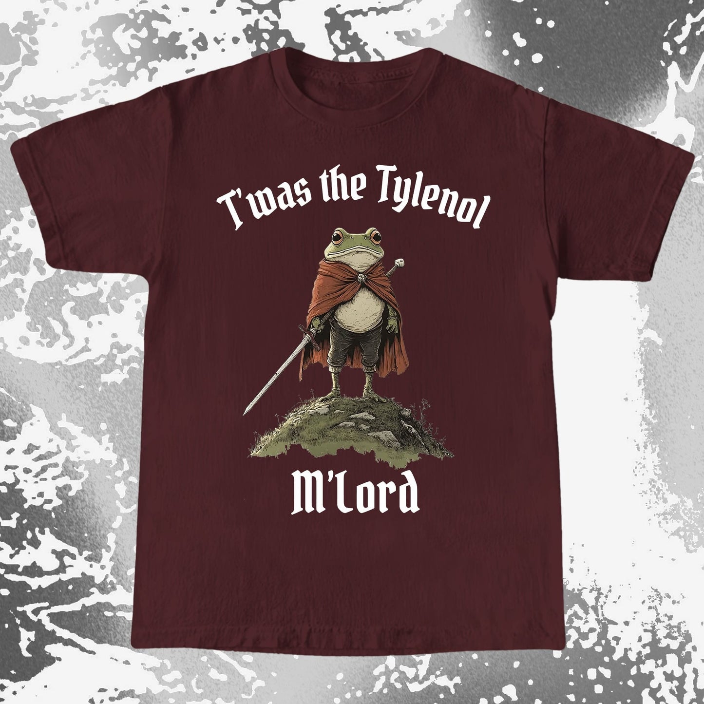 Twas the Tylenol M'Lord Frog Knight Shirt (view 8)