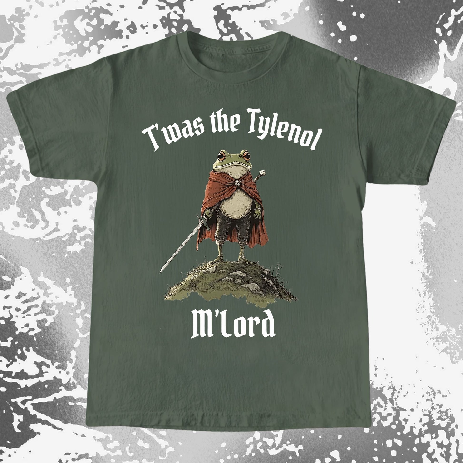 Twas the Tylenol M'Lord Frog Knight Shirt (view 7)