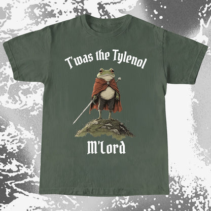 Twas the Tylenol M'Lord Frog Knight Shirt (view 7)
