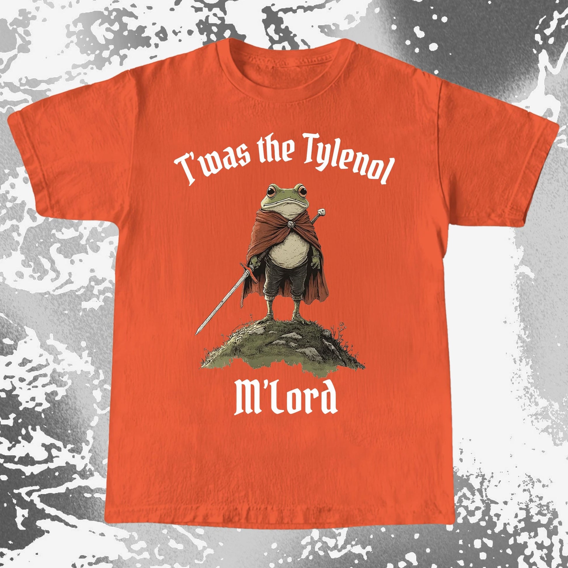 Twas the Tylenol M'Lord Frog Knight Shirt (view 10)
