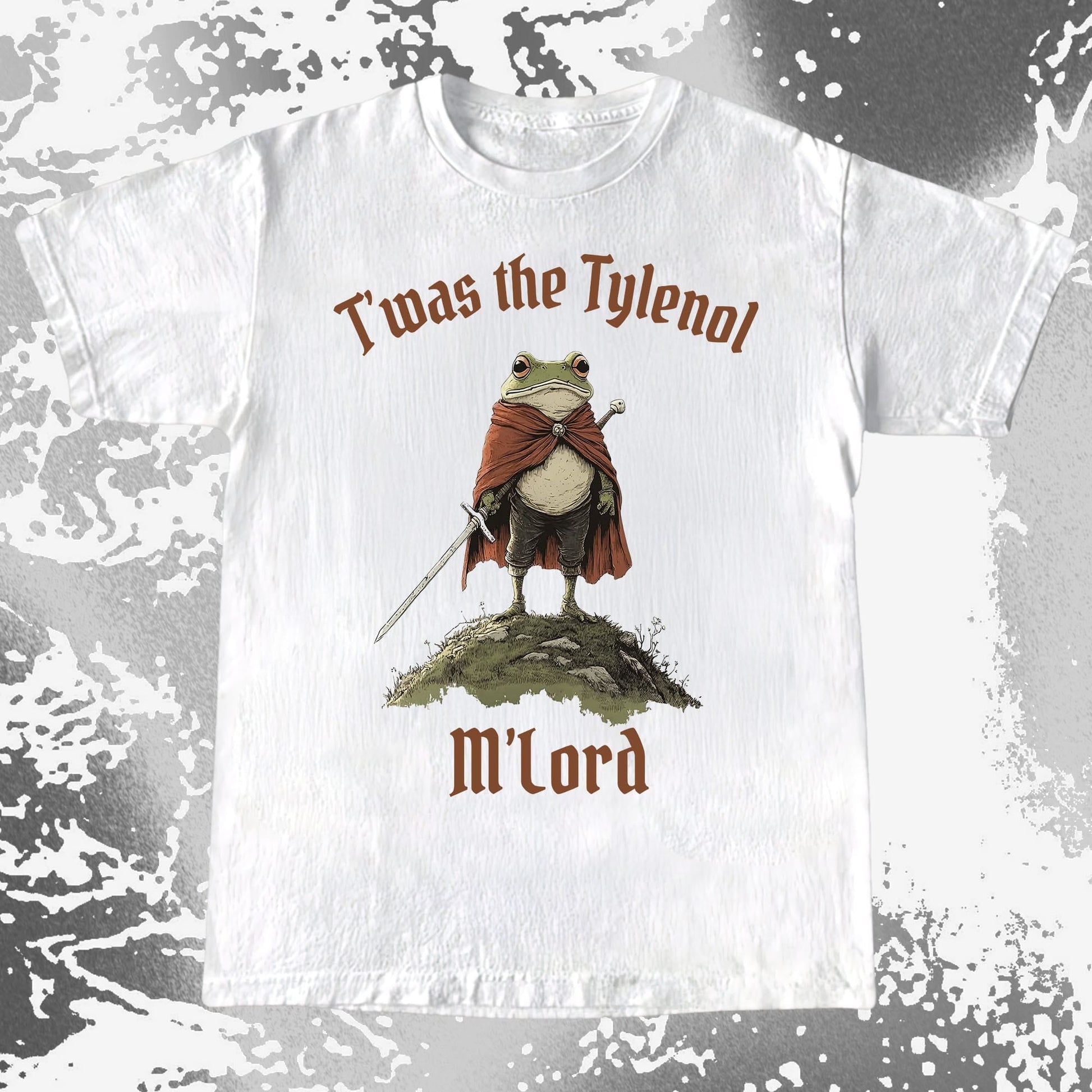 Twas the Tylenol M'Lord Frog Knight Shirt (view 3)