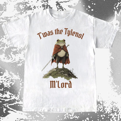 Twas the Tylenol M'Lord Frog Knight Shirt (view 3)