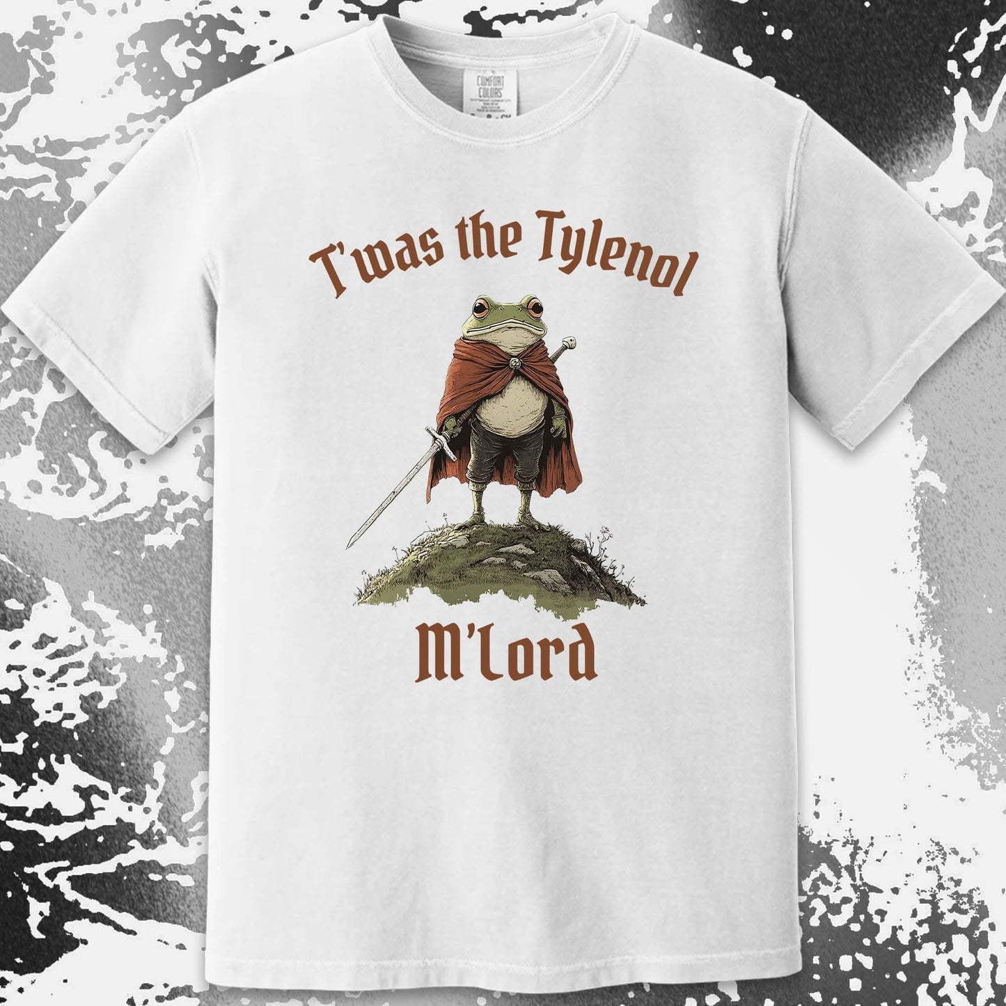 Twas the Tylenol M'Lord Frog Knight Shirt (view 11)