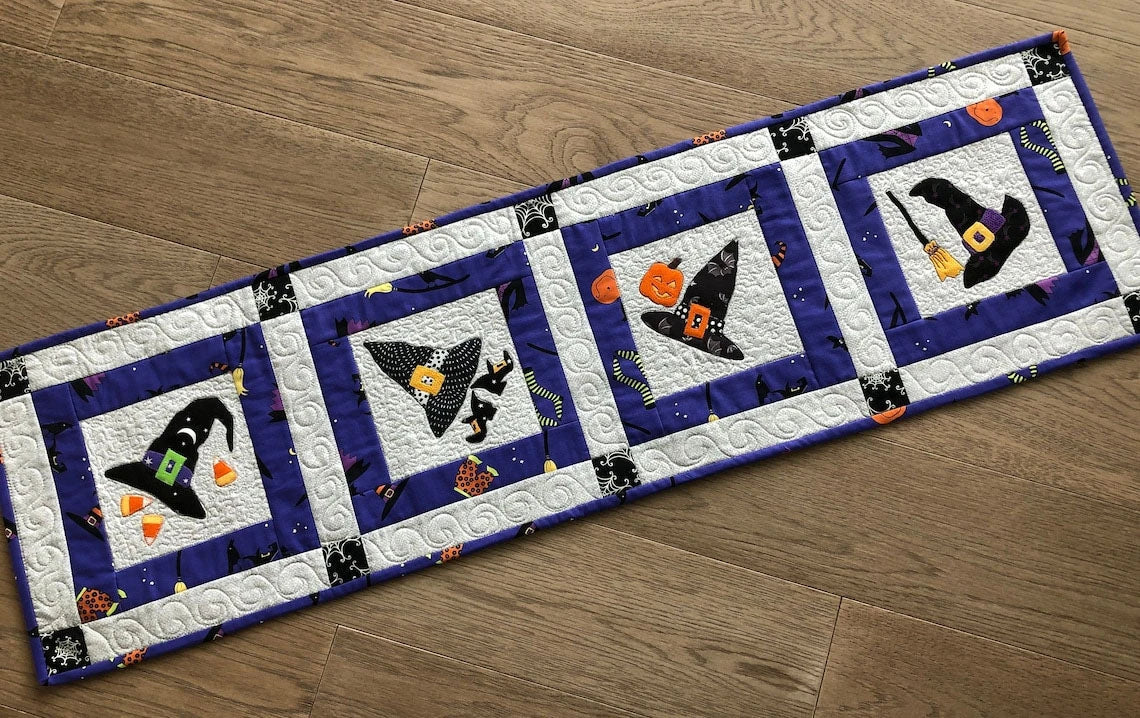 Twilight Tricks Quilted Table Runner