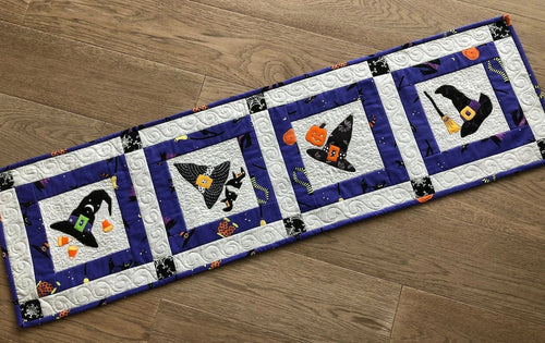 Twilight Tricks Quilted Table Runner