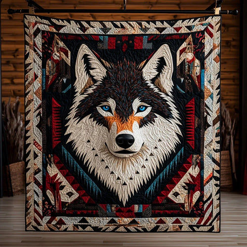Twilight Wolf Quilt Blanket