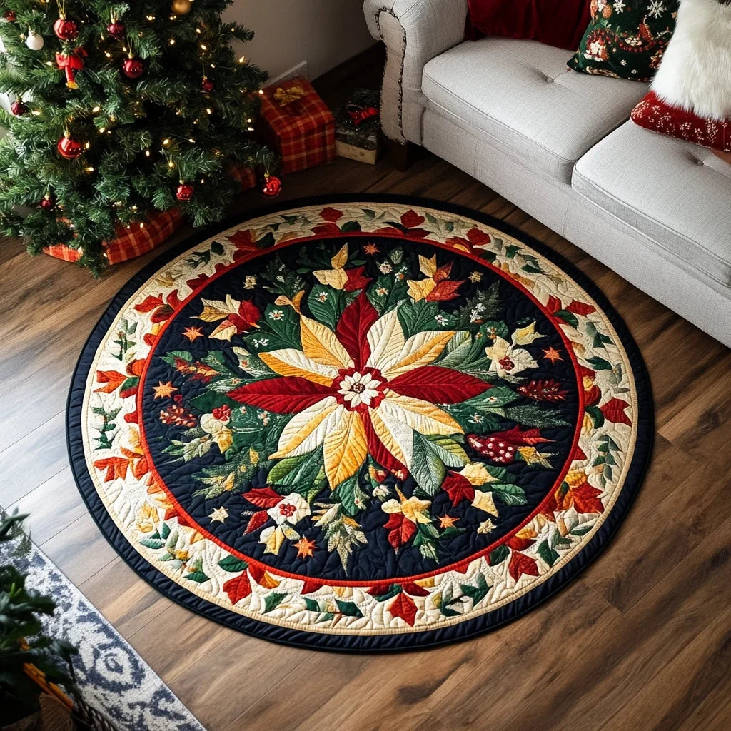 Twinkling Lights Quilted Round Mat