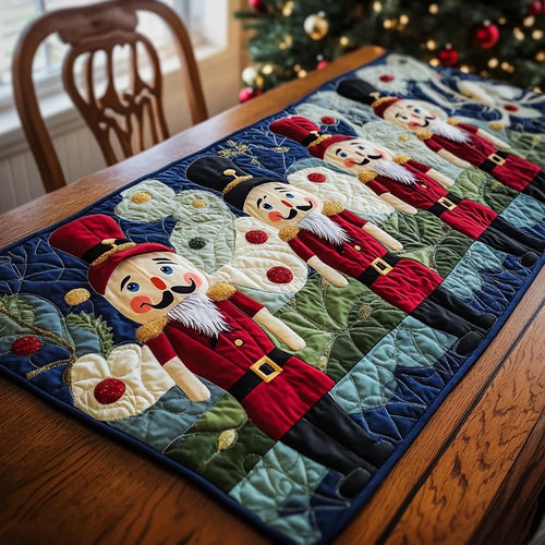 Twinkling Tinsel Quilted Table Runner