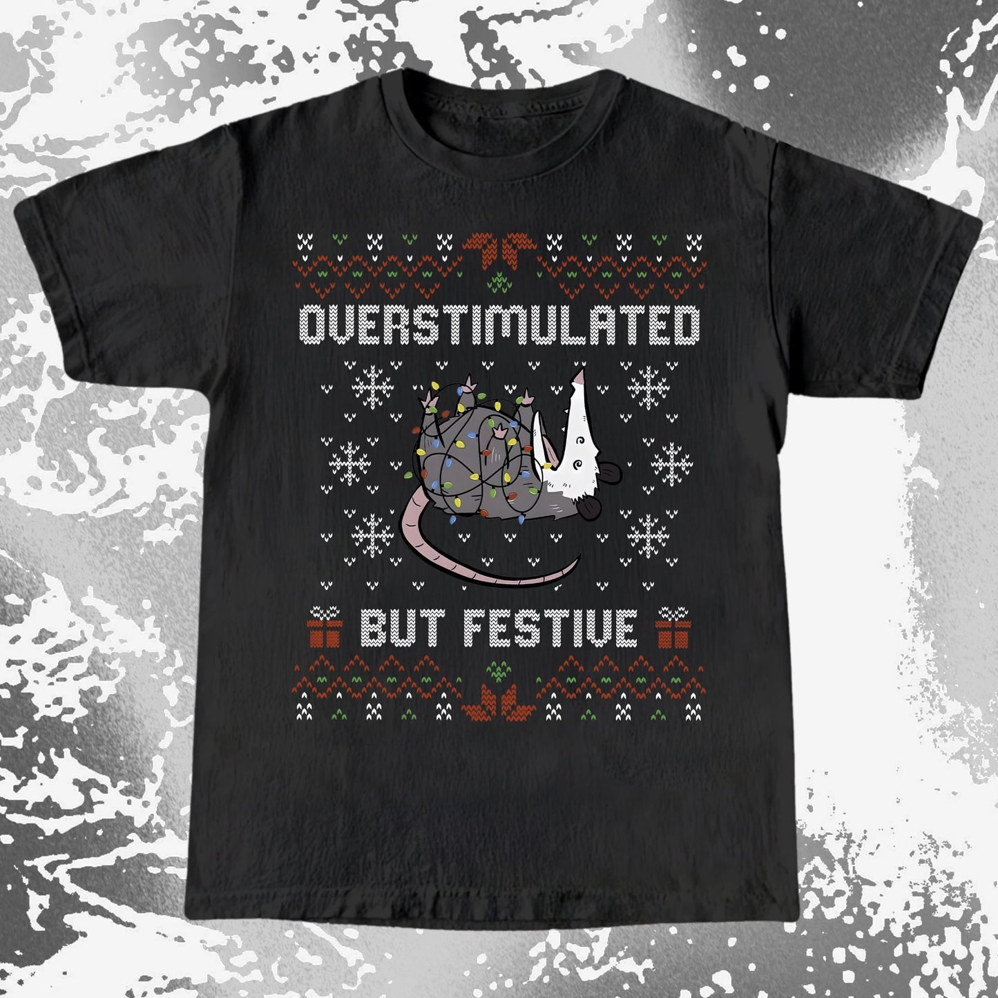 Overstimulated But Festive Christmas Possum (view 5)