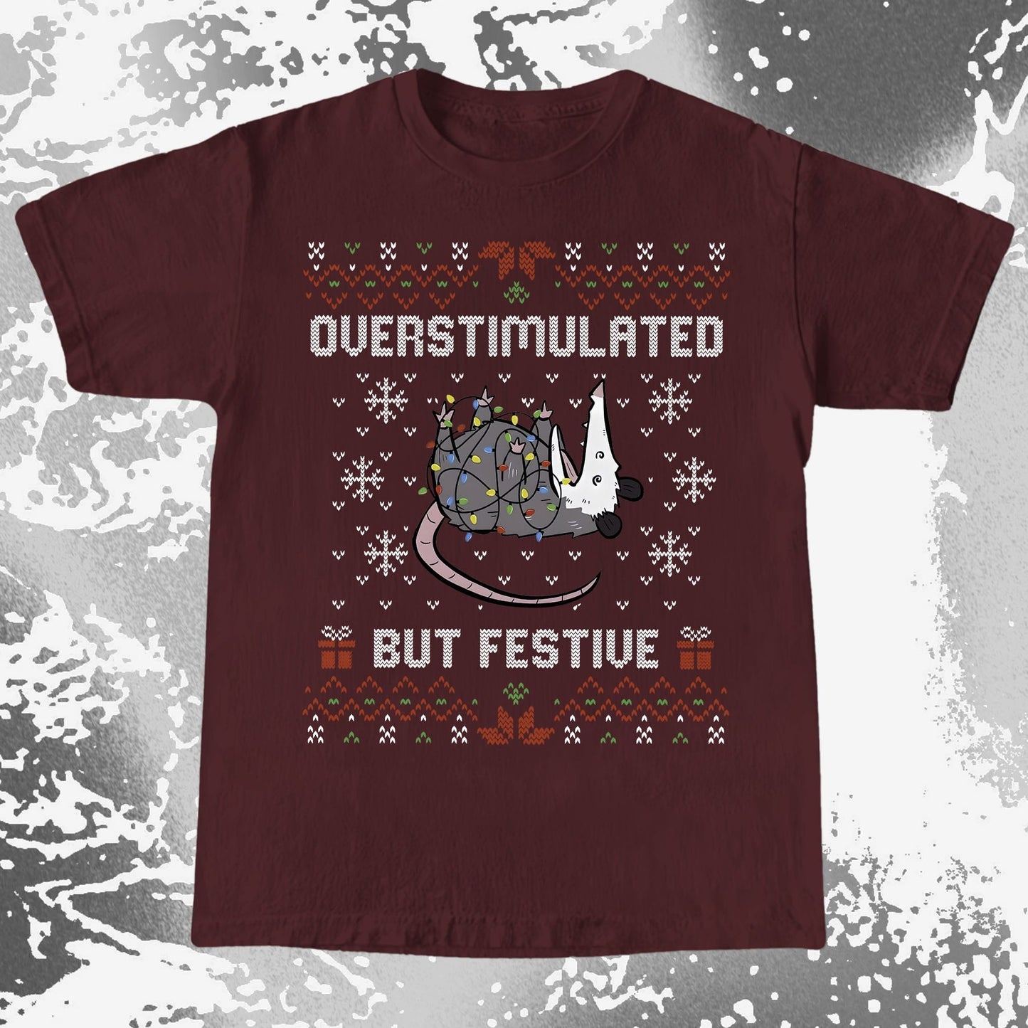 Overstimulated But Festive Christmas Possum (view 7)