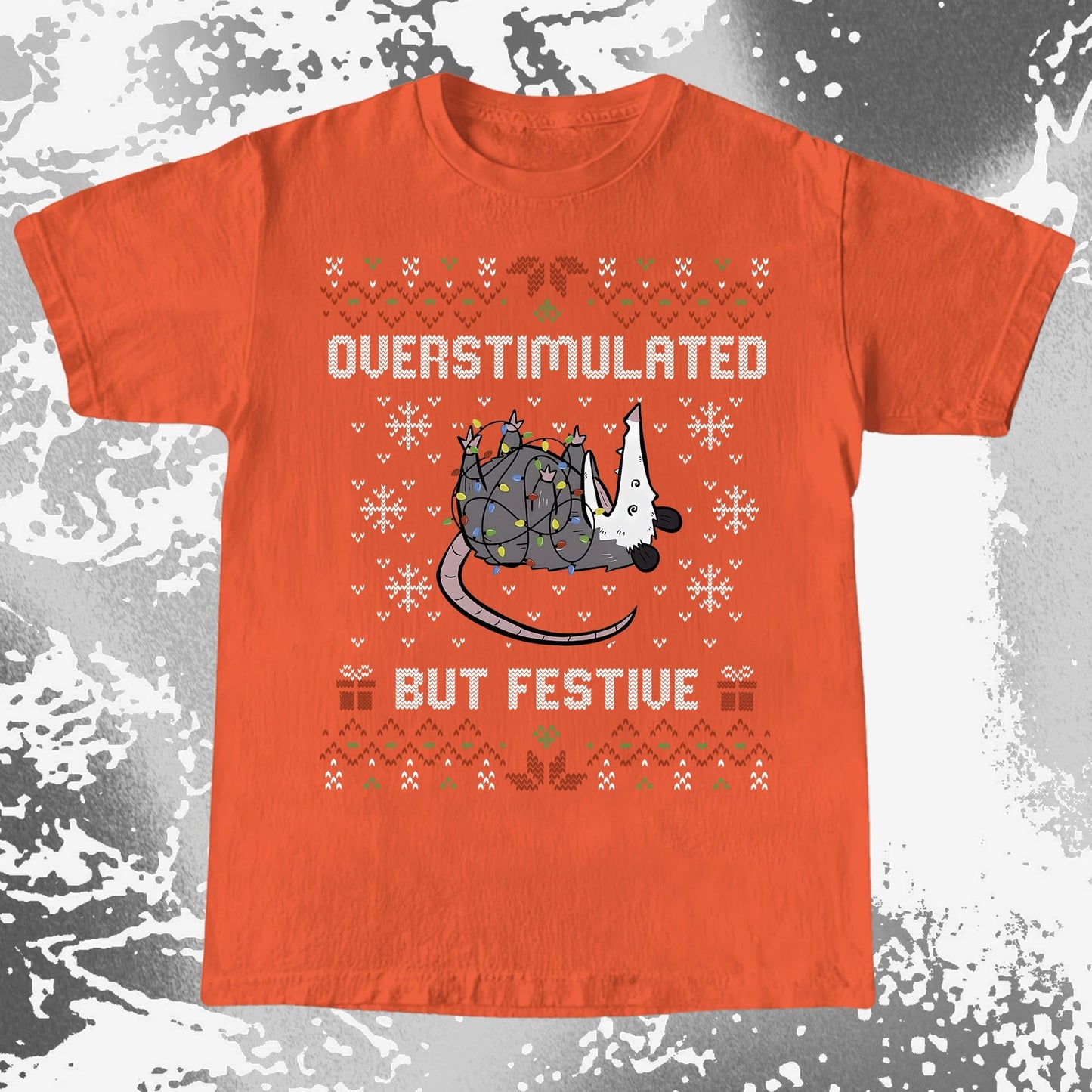 Overstimulated But Festive Christmas Possum (view 8)