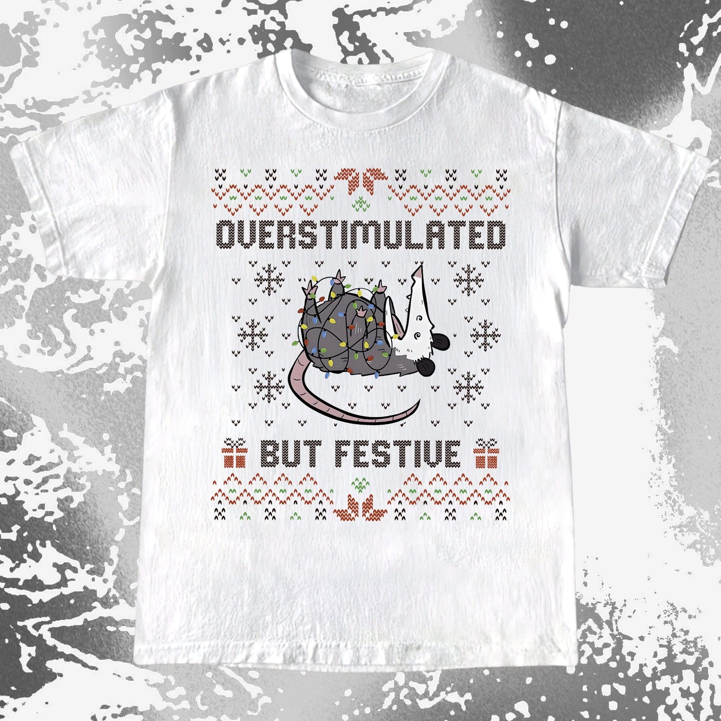 Overstimulated But Festive Christmas Possum (view 4)