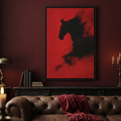 Unbound Spirit Rushing Through Darkness Canvas Wall Art