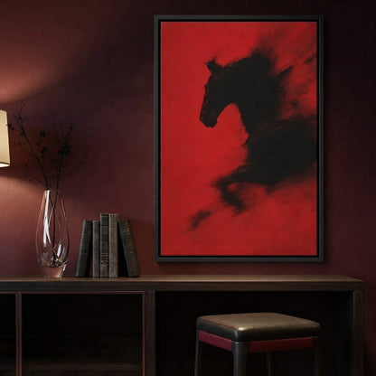 Unbound Spirit Rushing Through Darkness Canvas Wall Art