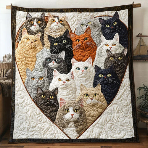 Unity Cat Quilt Blanket