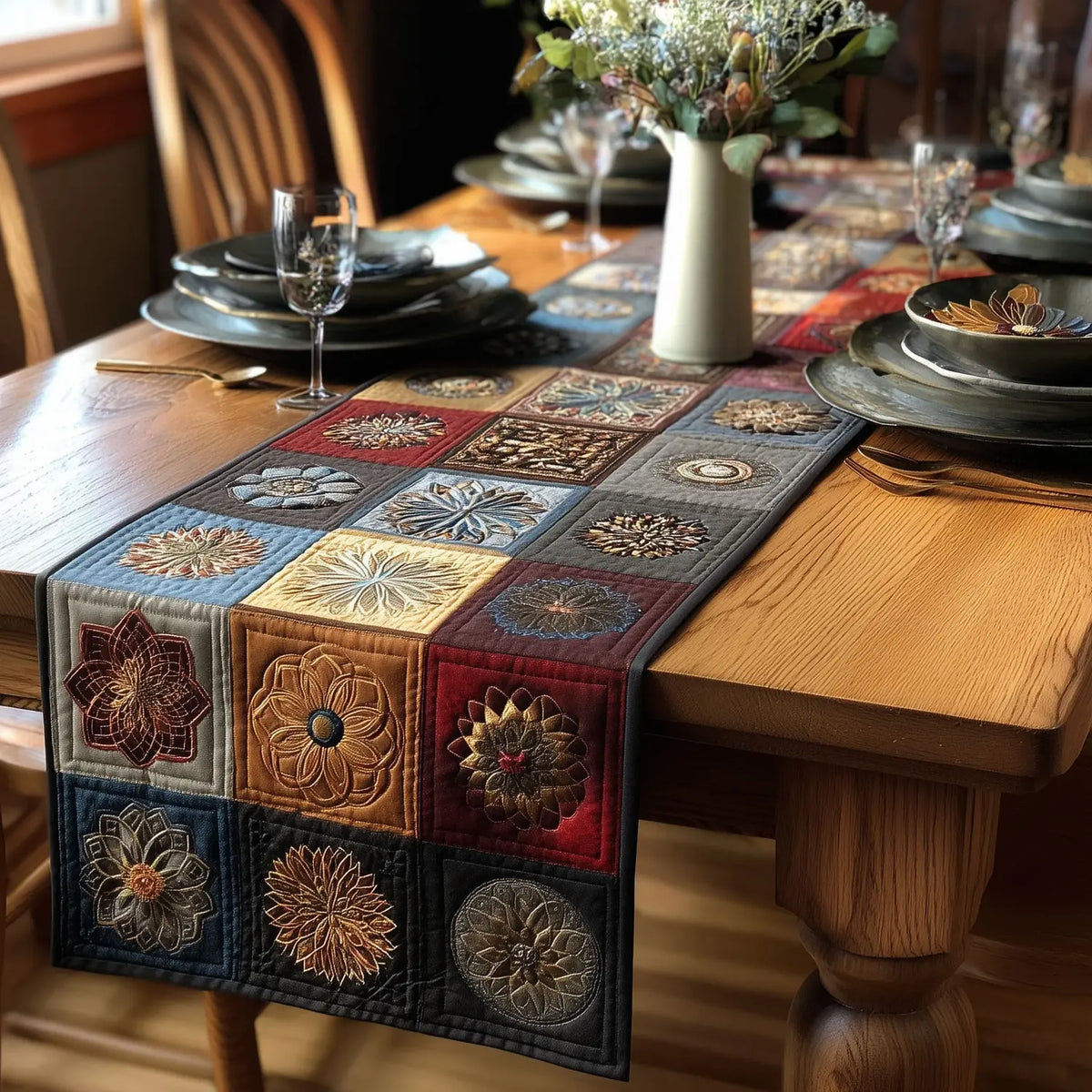 Unity in Motion Quilted Table Runner