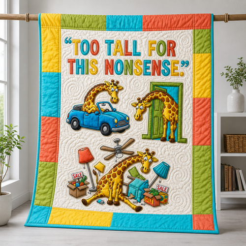 Up Here Quilt Blanket - Quilted Blanket by Wild and Way