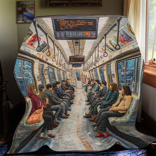 Urban Stillness Quilt Blanket
