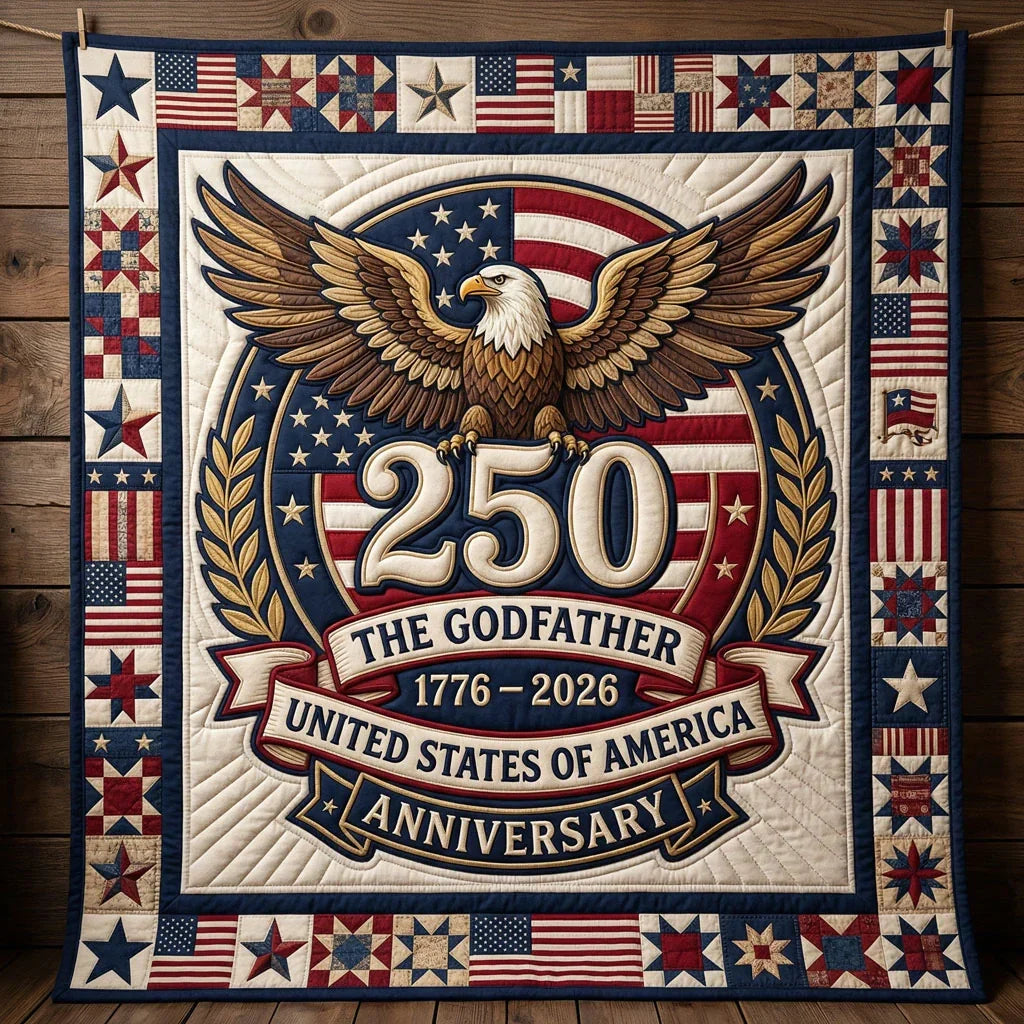 Usa 1776-2026 Heritage Quilt Blanket