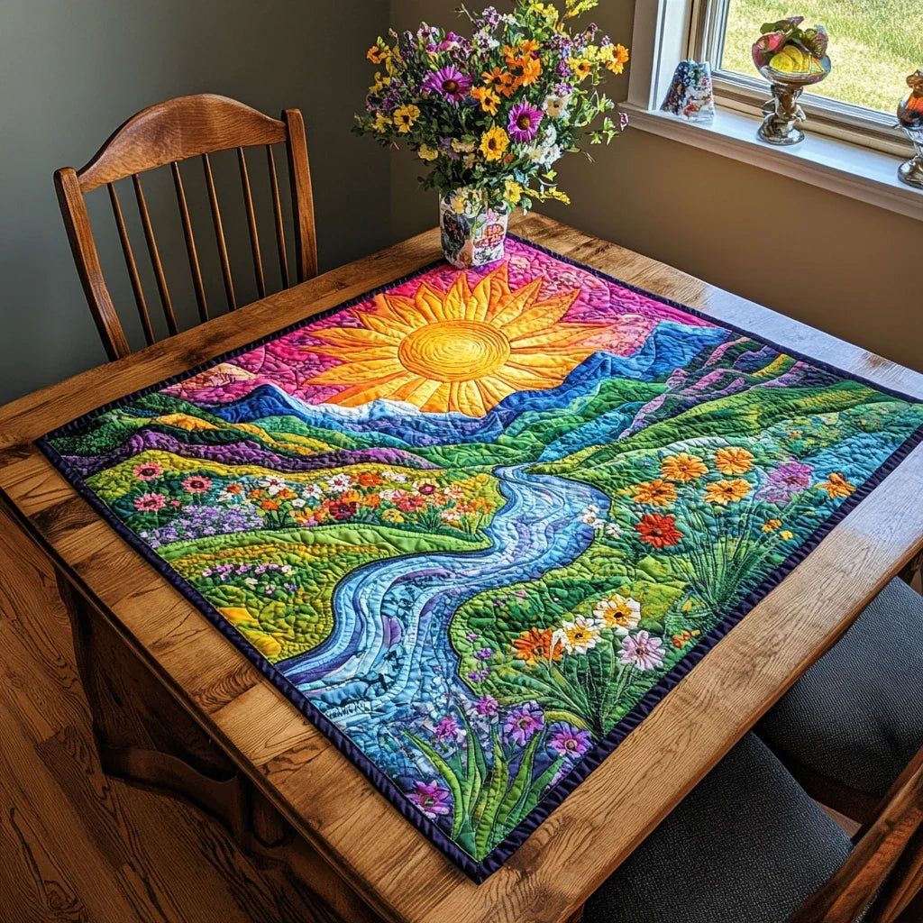 Valley Horizon Quilted Table Topper