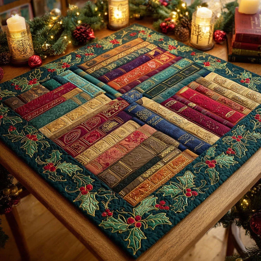 Velvet Stories Quilted Table Topper