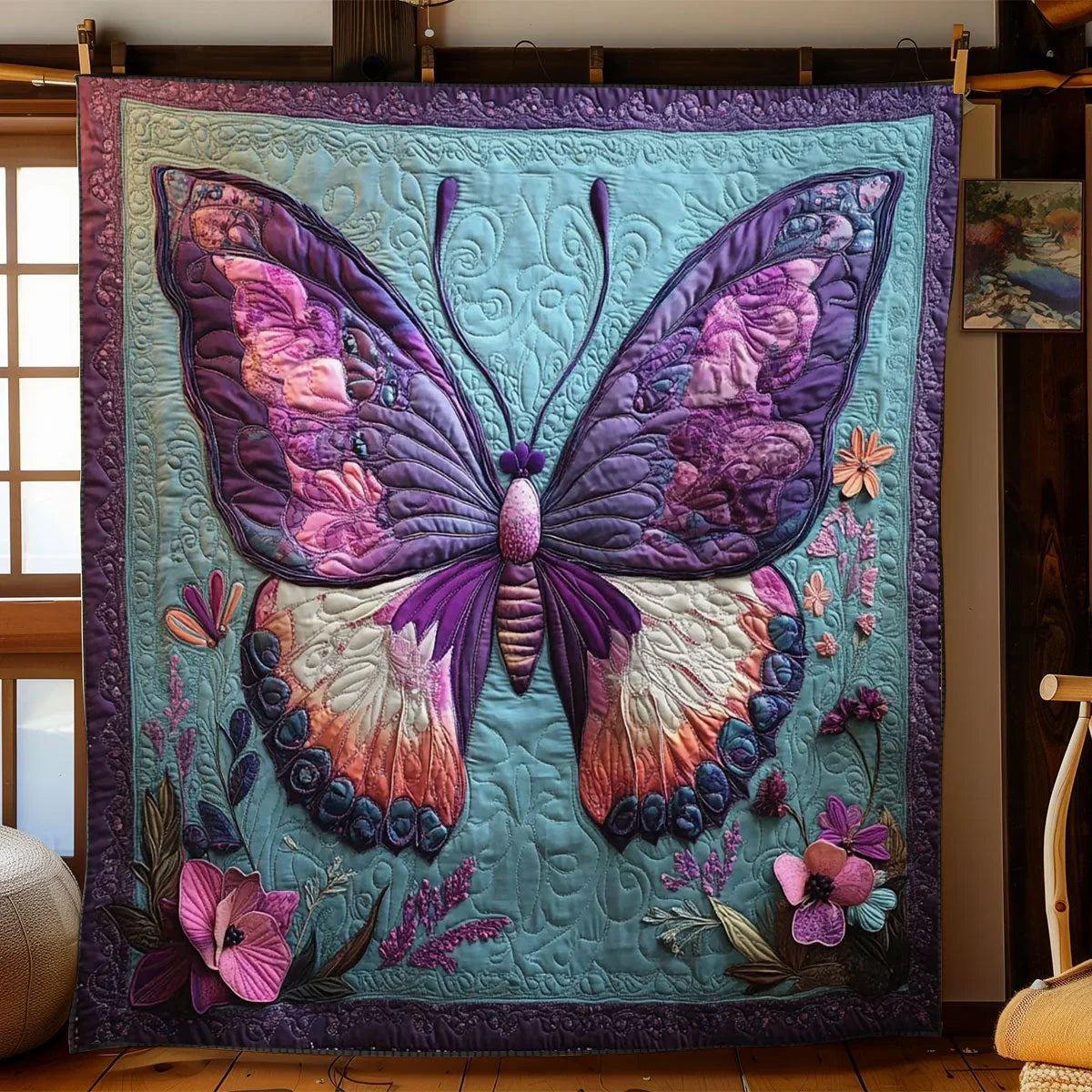 Velvet Wings Quilt Blanket