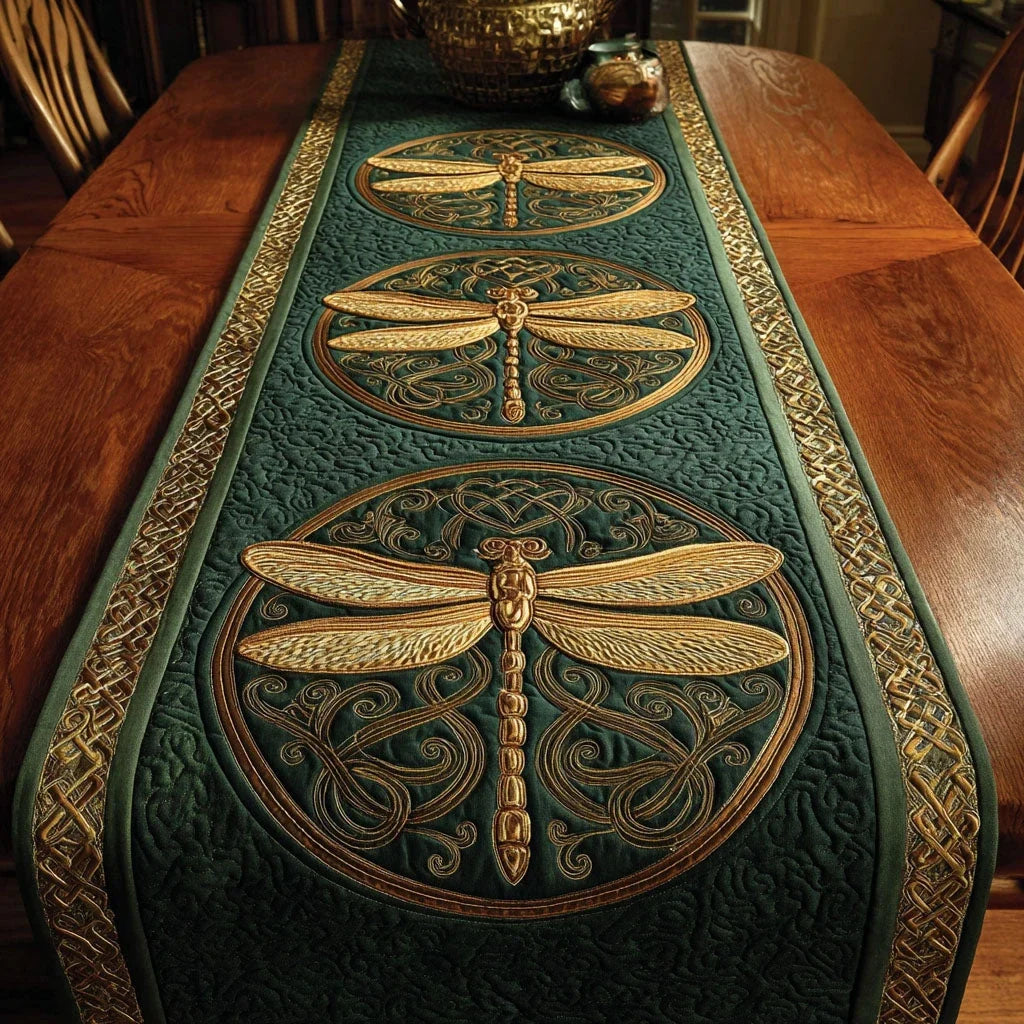 Verdant Dream Quilted Table Runner