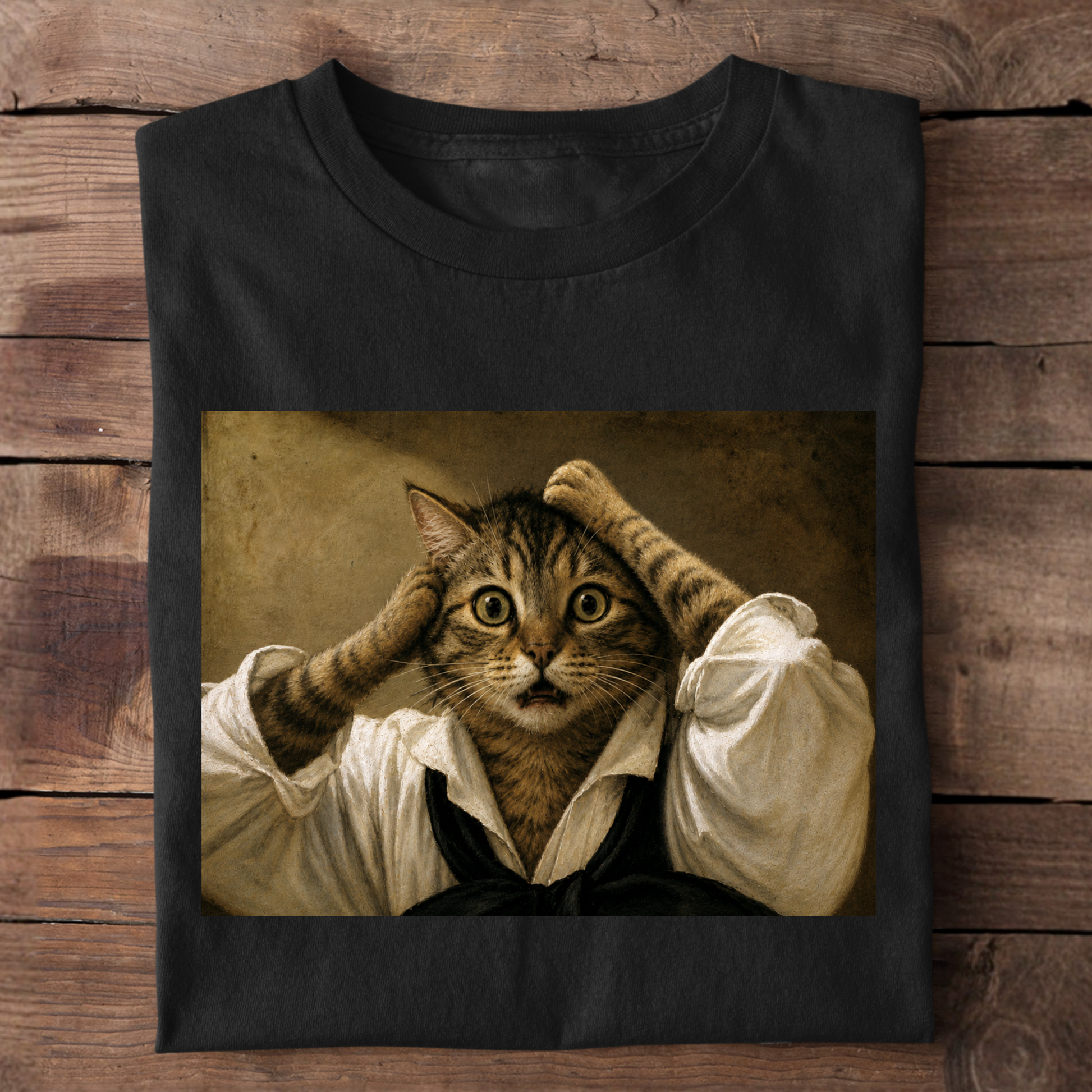Die verzweifelte Katze T-Shirt