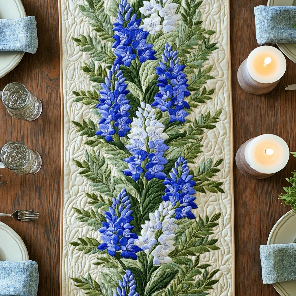 Vibrant Garden Quilted Table Runner