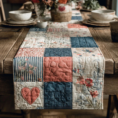 Vintage Hearth Quilted Table Runner