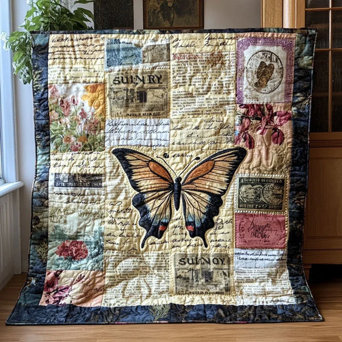 Vintage Perch Quilt Blanket