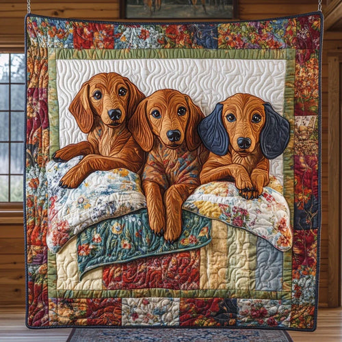 Vintage Pup Quilt Blanket