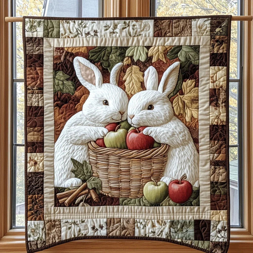 Vintage Rabbit Quilt Blanket