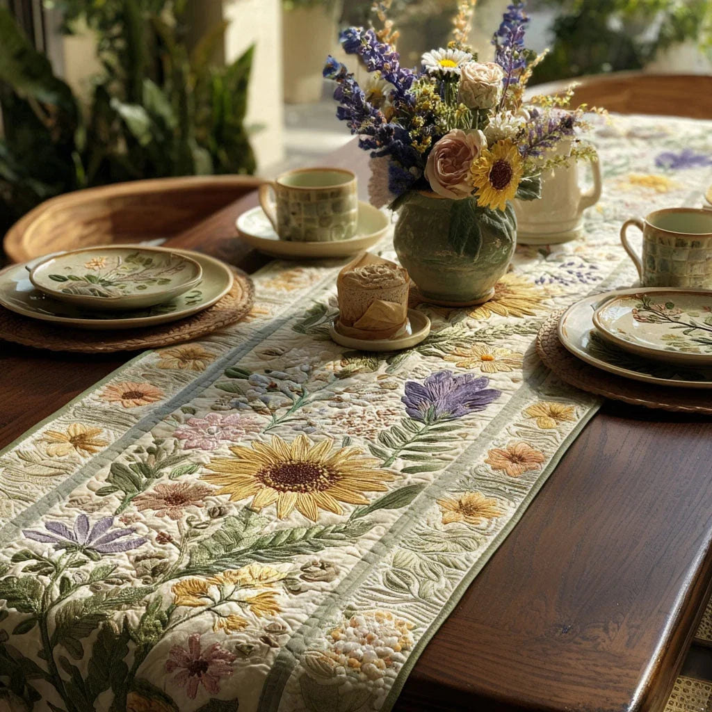 Vintage Wilds Quilted Table Runner